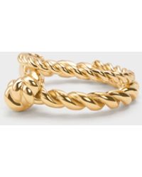 Charles & Keith - Sable Rope-Knot Two-Ring Set - Lyst