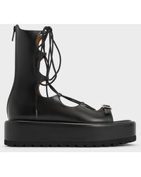Charles & Keith - Gladiator Lace-Up Platform Sandals - Lyst