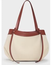 Charles & Keith - Calla Canvas Tote Bag - Lyst