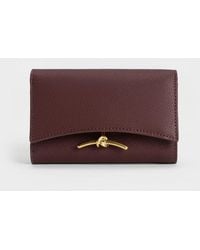 Charles & Keith - Huxley Metallic-Knot Wallet - Lyst