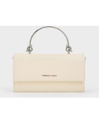 Charles & Keith - Kristine Sculptural-handle Long Wallet - Lyst