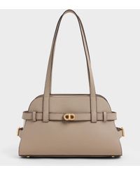 Charles & Keith - Aubrielle Belted Shoulder Bag - Lyst