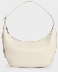 Charles & Keith - Bryna Curved Hobo Bag - Lyst