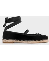 Charles & Keith - Bernadine Faux Suede Espadrille Flats - Lyst