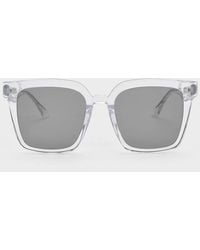 Charles & Keith - Recycled Acetate Classic Square Sunglasses - Lyst