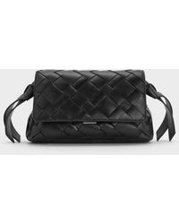 Charles & Keith - Ivette Woven Crossbody Bag - Lyst