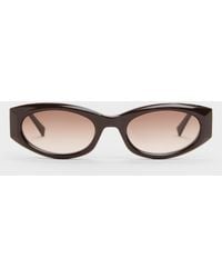 Charles & Keith - Aubrey Oval Sunglasses - Lyst