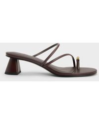 Charles & Keith - Toe-ring Strappy Heels - Lyst