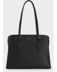 Charles & Keith - Allyn Elongated-Handle Tote Bag - Lyst