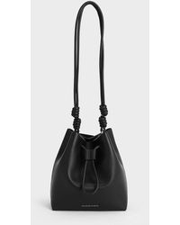 Charles & Keith - Leia Knotted Bucket Bag - Lyst