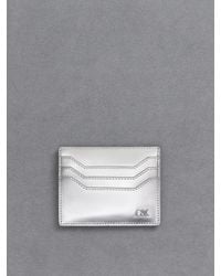 Charles & Keith - Carli Metallic Leather Multi-slot Card Holder - Lyst