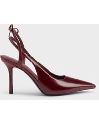 Charles & Keith - Back-Bow Slingback Pumps - Lyst