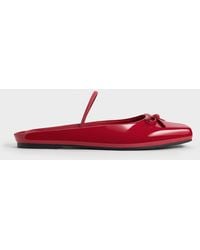 Charles & Keith - Bow Square-toe Ballet Mules - Lyst