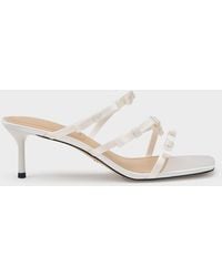 Charles & Keith - Jessy Bow Heeled Sandals - Lyst