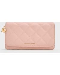 Charles & Keith - Arrietty Quilted Wallet On Chain - Lyst