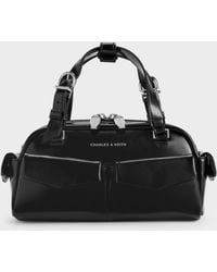 Charles & Keith - Rachel Multi-Pocket Bowling Bag - Lyst