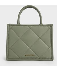 Charles & Keith - Celia Quilted Tote Bag - Lyst
