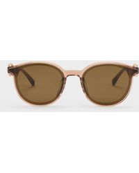 Charles & Keith - Ciara Heart-Motif Sunglasses - Lyst