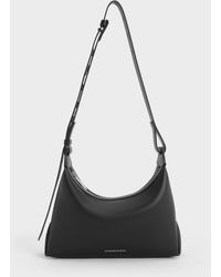 Charles & Keith - Aurelie Trapeze Hobo Bag - Lyst