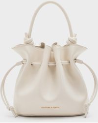 Charles & Keith - Sammie Drawstring Bucket Bag - Lyst
