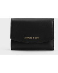 Charles & Keith - Briony Curved Flap Wallet - Lyst