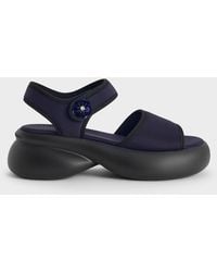Charles & Keith - Flower-Buckle Platform Sports Sandals - Lyst