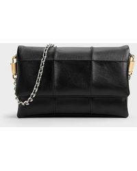 Charles & Keith - Delfina Quilted Wallet On Chain - Lyst