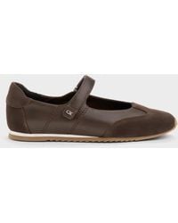 Charles & Keith - Jace Leather & Suede Mary Jane Sneakers - Lyst