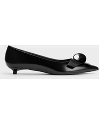Charles & Keith - Sculptural Knot Pointed-toe Flats - Lyst