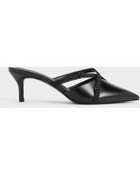 Charles & Keith - Grosgrain-strap Pointed-toe Mules - Lyst