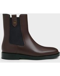 Charles & Keith - Kallie Leather Chelsea Boots - Lyst
