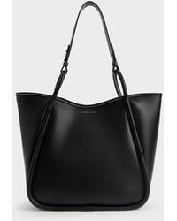 Charles & Keith - Lyla Tubular Slouchy Tote Bag - Lyst