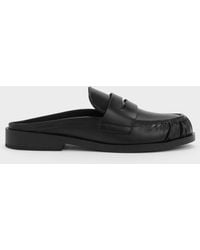 Charles & Keith - Dylan Penny Loafer Mules - Lyst