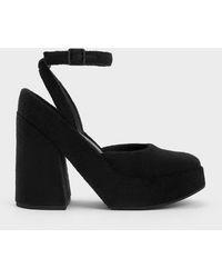 Charles & Keith - Loey Ankle-strap Platform Pumps - Lyst