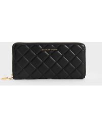 Charles & Keith - Cressida Quilted Long Wallet - Lyst
