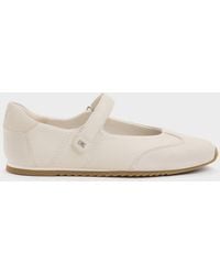 Charles & Keith - Jace Leather & Suede Mary Jane Sneakers - Lyst