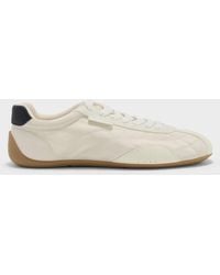 Charles & Keith - Nylon Contrast-Panel Low-Top Sneakers - Lyst