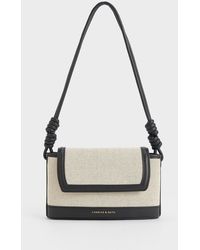 Charles & Keith - Sabine Canvas Knotted-strap Bag - Lyst