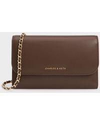Charles & Keith - Octavia Front Flap Long Wallet - Lyst