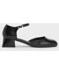 Charles & Keith - D'Orsay Ankle-Strap Pumps - Lyst