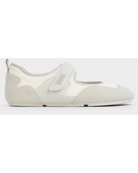 Charles & Keith - Mesh Contrast-Panel Mary Jane Sneakers - Lyst
