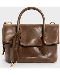 Charles & Keith - Aveline Front-Flap Crossbody Bag - Lyst