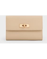 Charles & Keith - Tricha Turn-Lock Wallet - Lyst