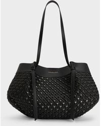 Charles & Keith - Calla Woven Tote Bag - Lyst