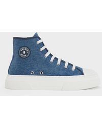 Charles & Keith - Kay Canvas High-top Sneakers - Lyst