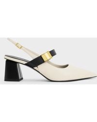 Charles & Keith - Yvette Mary Jane Slingback Pumps - Lyst