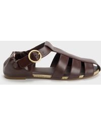 Charles & Keith - Caged Flat Espadrilles - Lyst