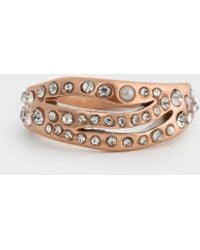 Charles & Keith - Aine Crystal Sculptural Ring - Lyst