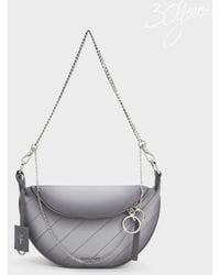 Charles & Keith - Philomena Half-Moon Crossbody Bag - Lyst