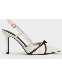 Charles & Keith - Rose Pointed-toe Slingback Pumps - Lyst